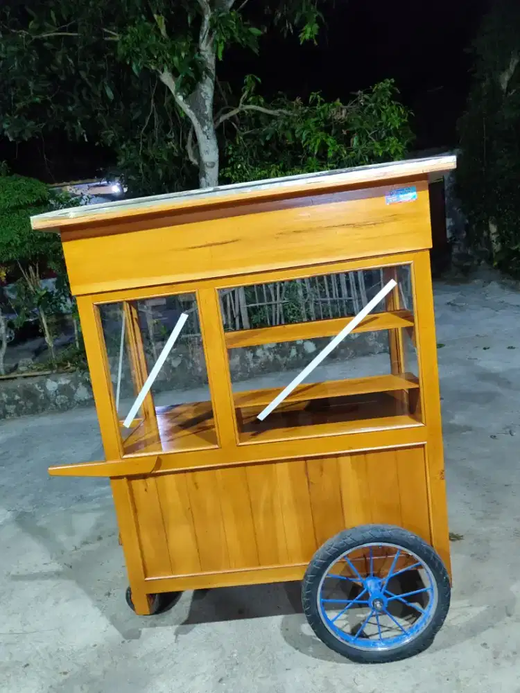 Gerobak Angkringan jg Melayani Pesanan Grobak Bakso Mie Bubur Sate dlL