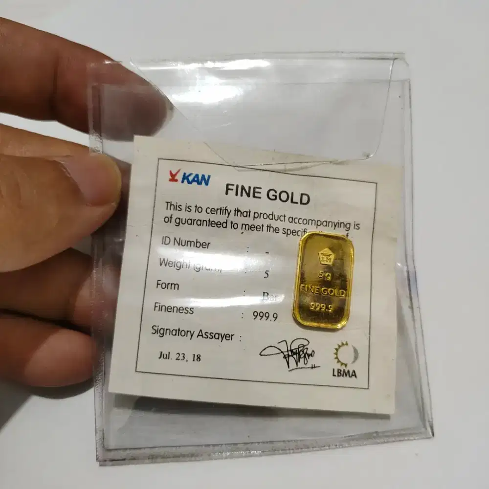 LM EMAS ANTAM 5 Gram, LOGAM MULIA ANTAM