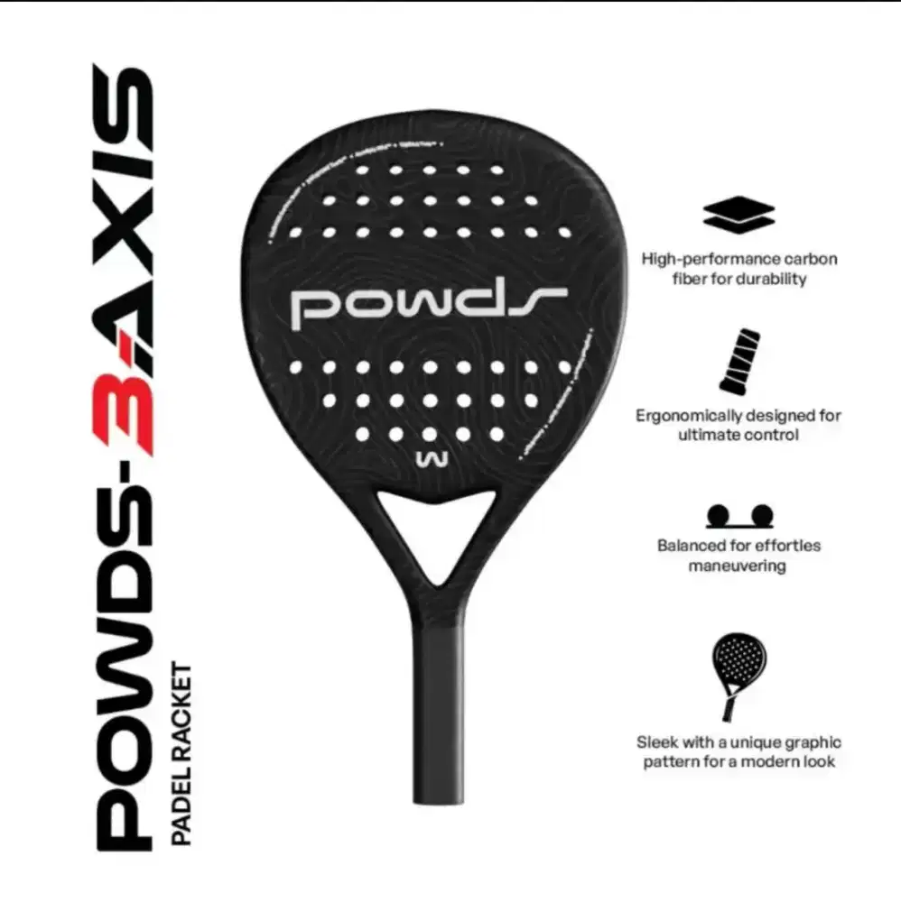 Raket Padel Powds - 3Axis