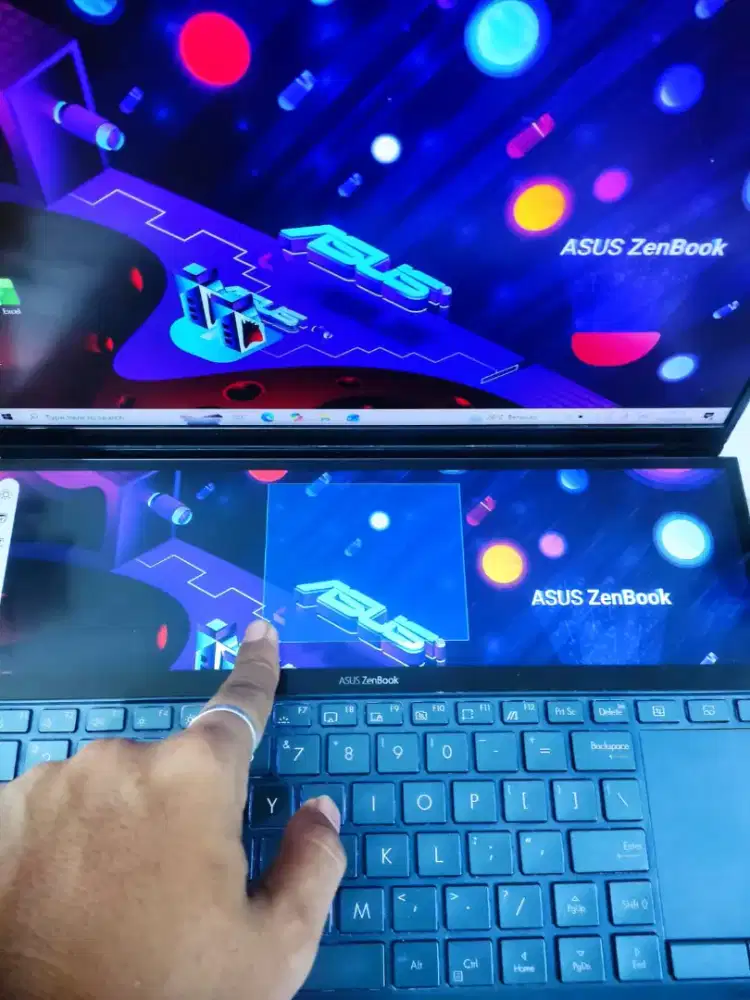 Laptop ASUS ZENBOOK Duo UX481Fa Ram 8GB + SSD 512GB DUAL SCREEN