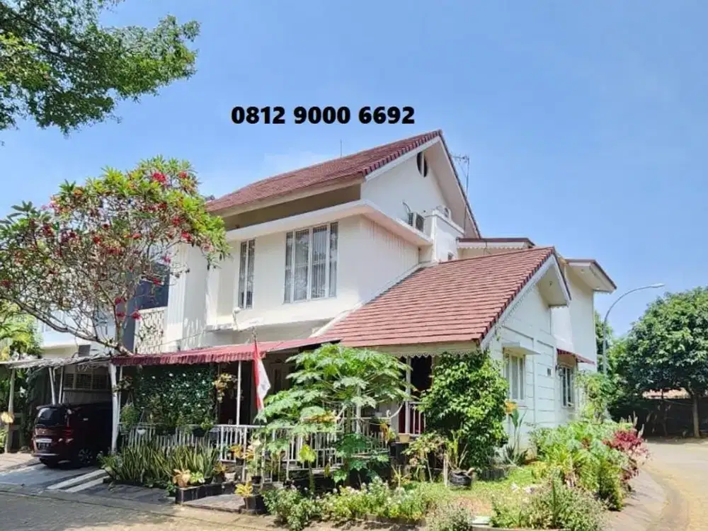 Jual Rumah Cantik Hook Emerald View Bintaro Jaya sektor 9 Tangerang Sel