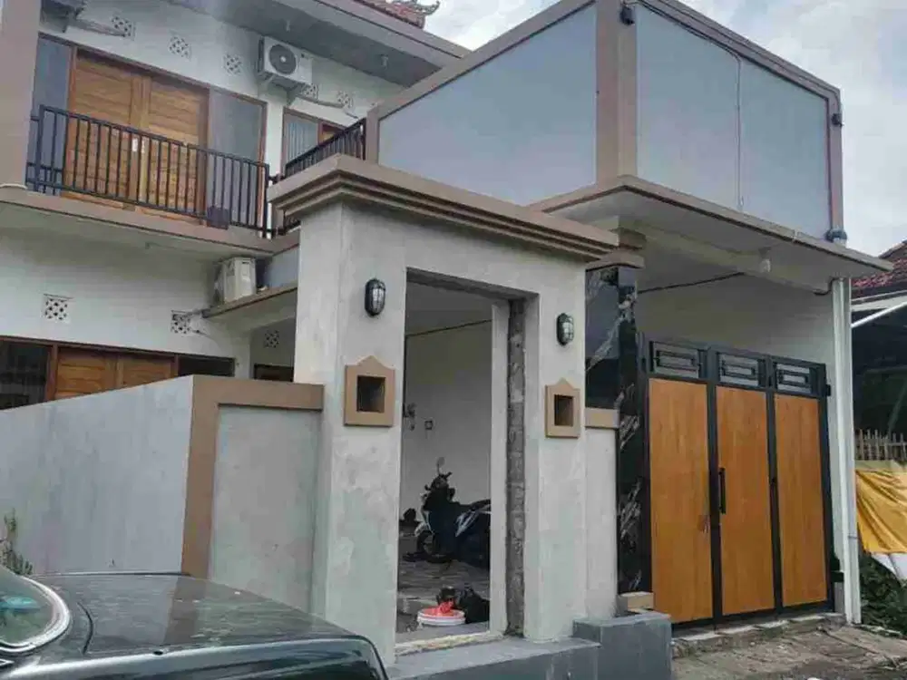 For Sale Rumah Baru 2lt 130m2 Ada 5kamar Tidur Perum Dalung Utara