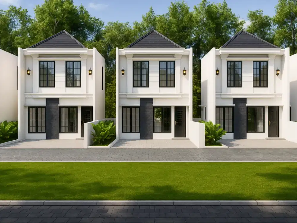 Dekat Pasar Gentan Rumah Classic Style 2 Lantai Lokasi Strategis