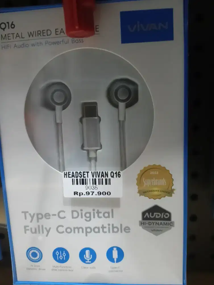 HEADSET VIVAN Q16 | ATLANTIS DAHSYAT