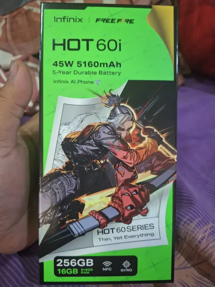 INFINIX HOT 60i  RAM 16GB/Memory 256GB