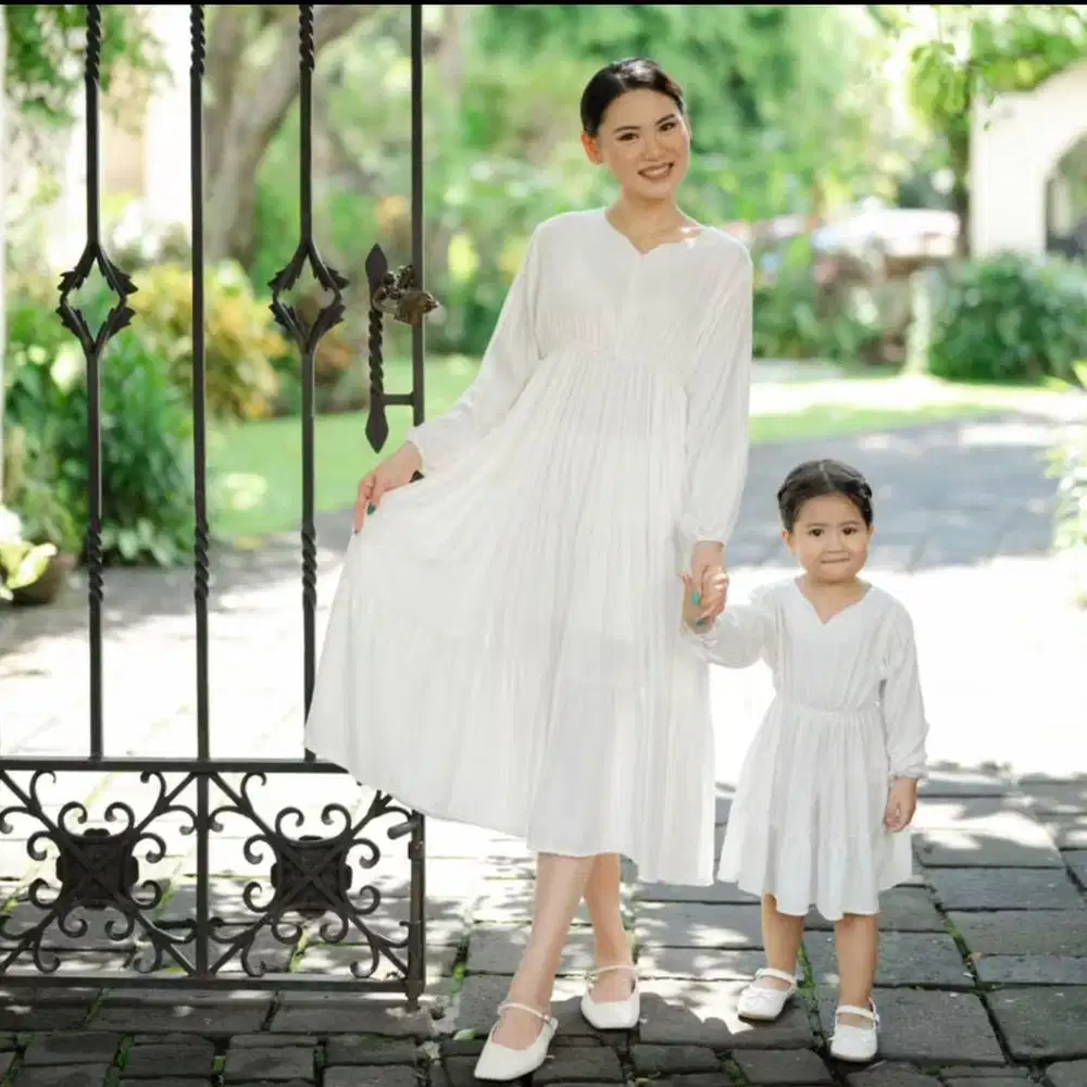 PRELOVED BUTTERNUT - ANNA DRESS WHITE | DRESS LEBARAN ANAK