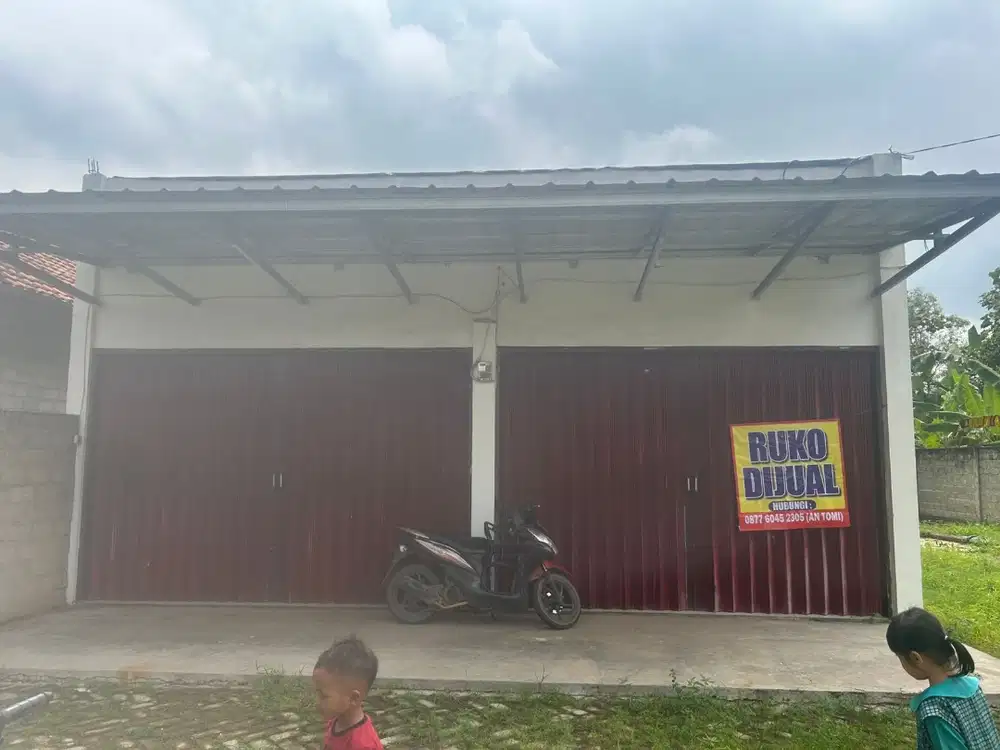 Dijual ruko siap pakai full rack masih baru