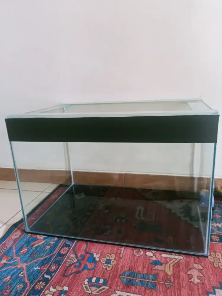 Aquarium 60x40x40 (baru tidak jd pakai) 8mm alas, 5mm keliling