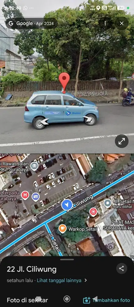 DISEWAKAN TANAH KOMERSIAL AREA DI JL CILIWUNG POSISI HOOK