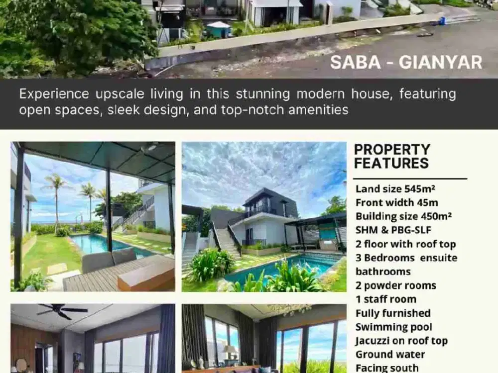 Beachfront Villa Saba with Modern Tropical Style