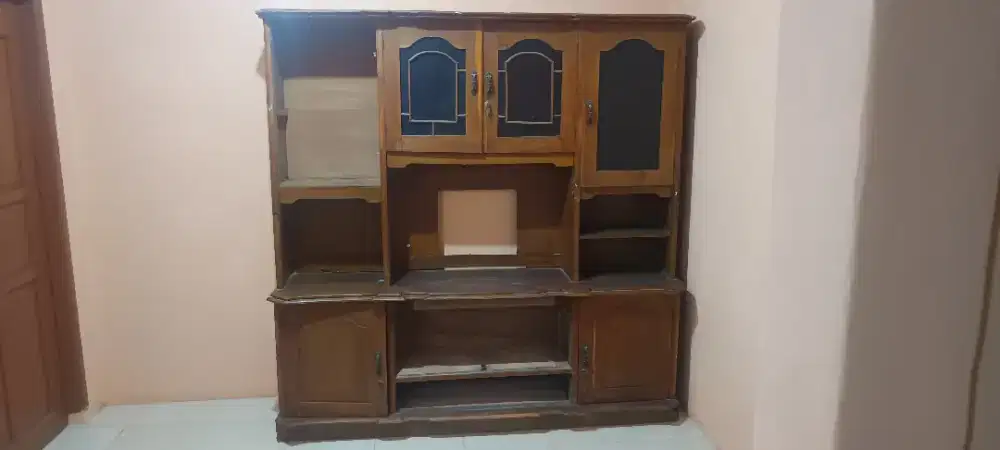 Jual Murah CEPAT Lemari Kayu Jati Bekas