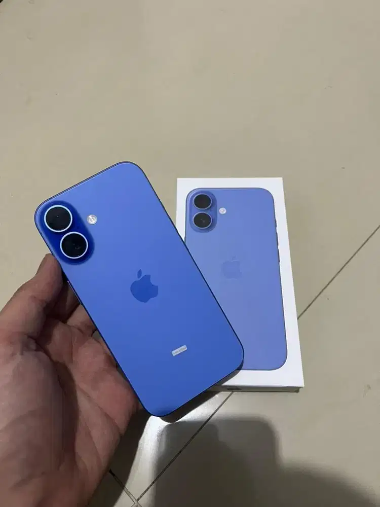 iphone 16 128gb IBOX ULTRAMARINE BARU 1 BULAN