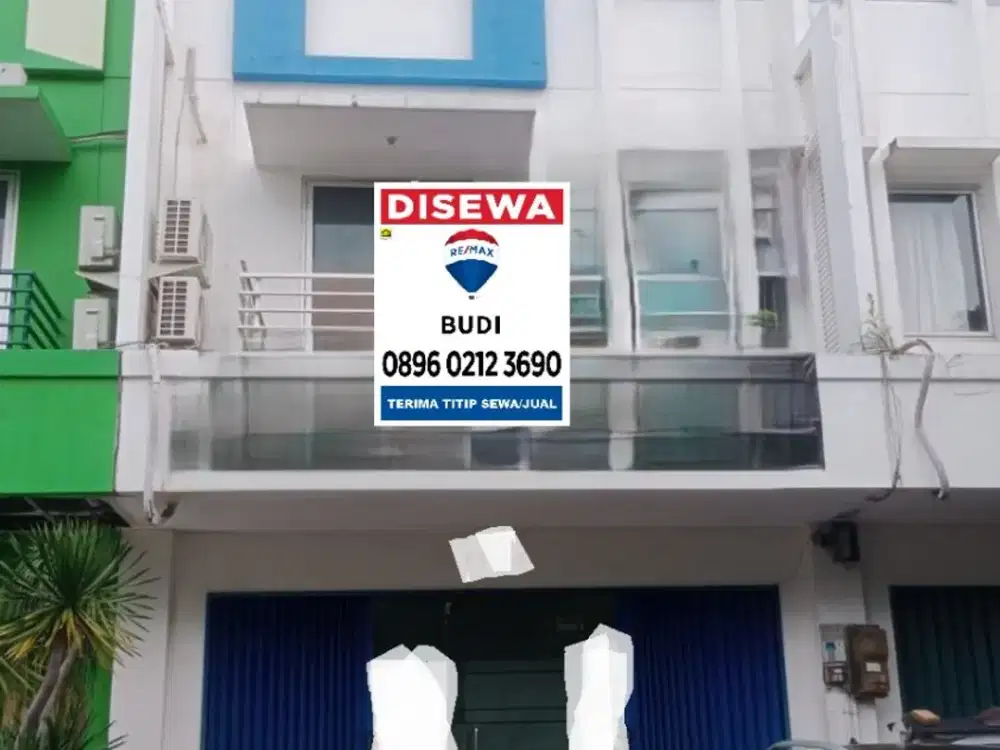 Disewa Ruko Gading Kirana Kelapa Gading Dekat Mall Artha Gading 3Tk 6 X 17