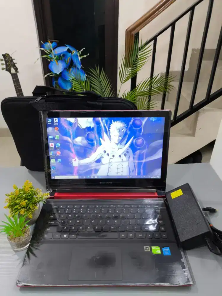 LENOVO FLEX Merah Meriah A0CN21 SLIM  [RAM 8GB + SSD + VGA NVIDIA]