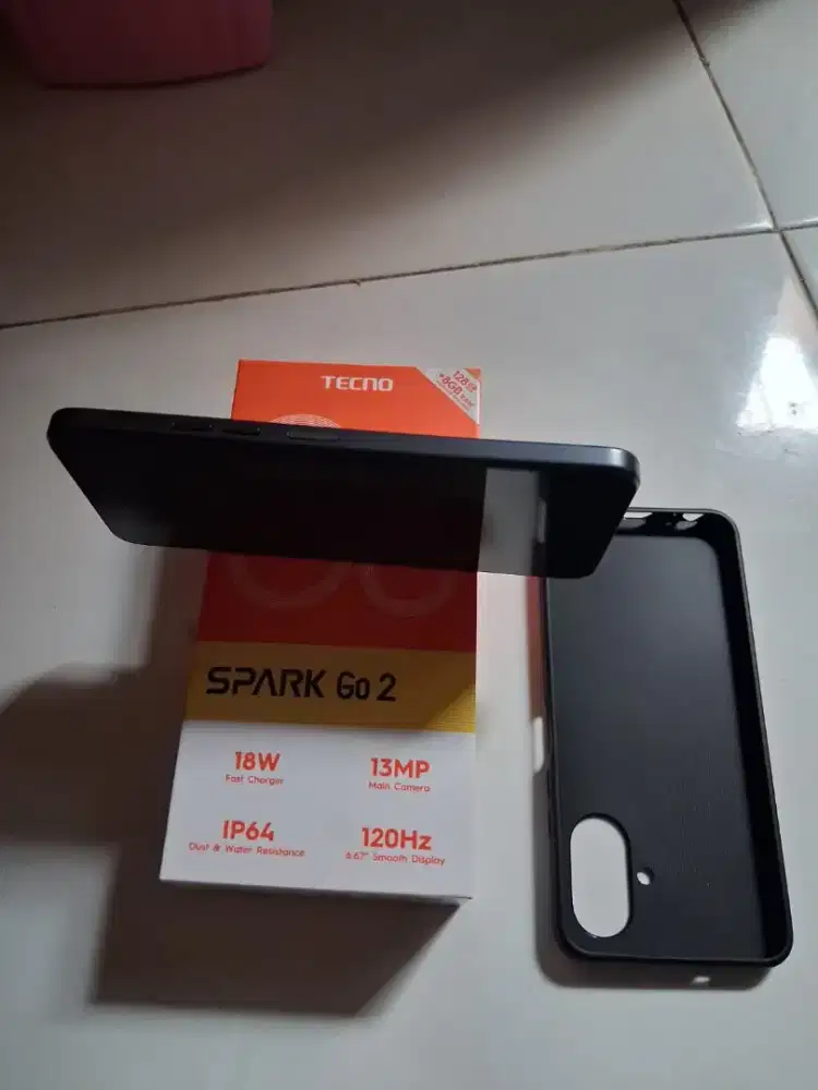 Jual hp tecno spark go2 fulset