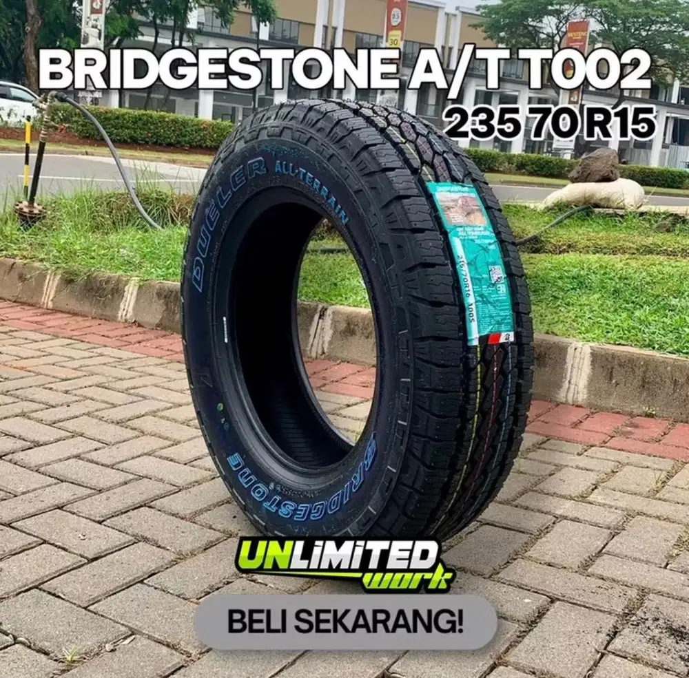 Ban All Terrain Bridgestone AT T002 235/70/R15 Pemakaian 1 bulan