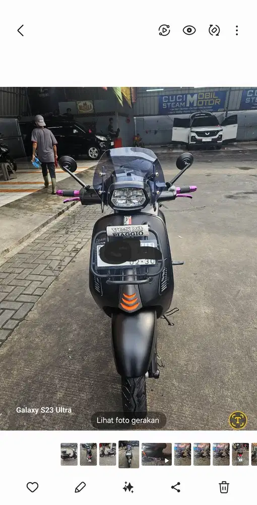 Vespa Sprint S 2024 akhir stnk bulan pebruari 2025