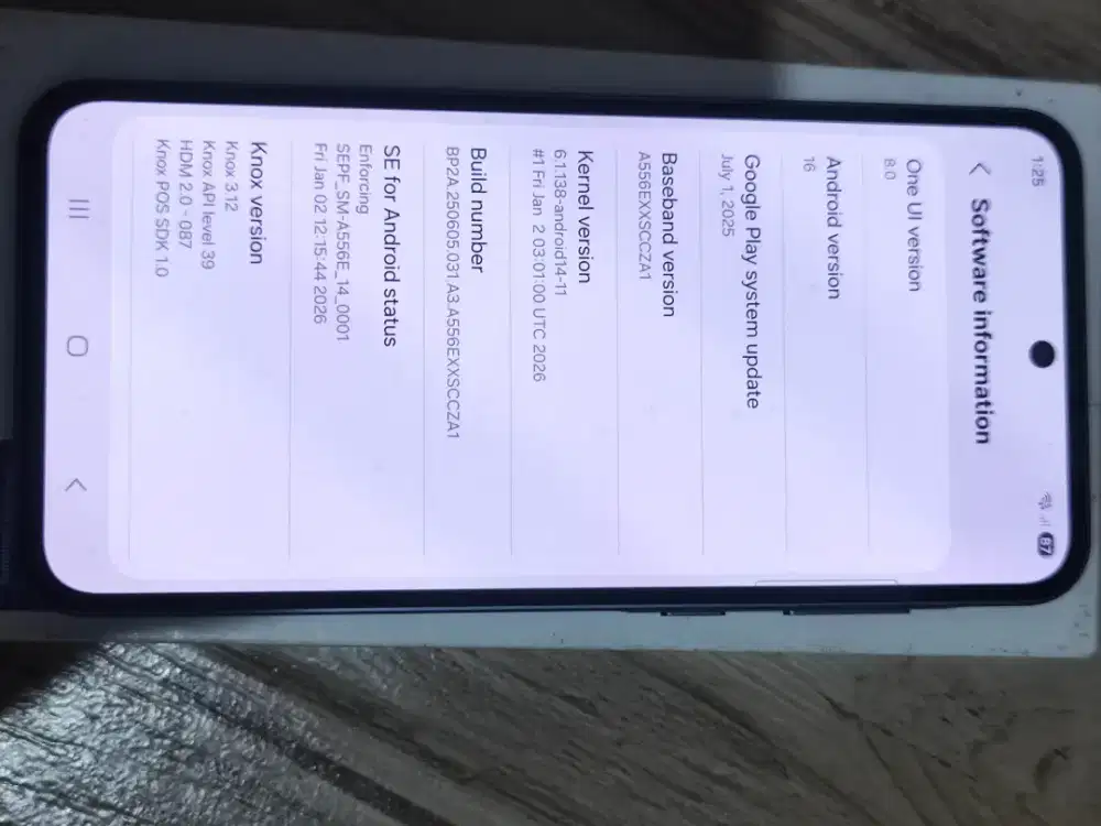 Samsung A55 5G 8/256 GB - navy - second