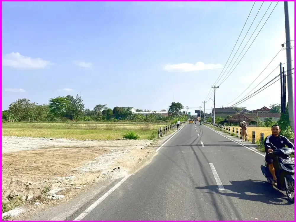 Dekat Kampus UMY, Tepi Jalan Utama Sidokarto, Kavling SHM Siap Bangun