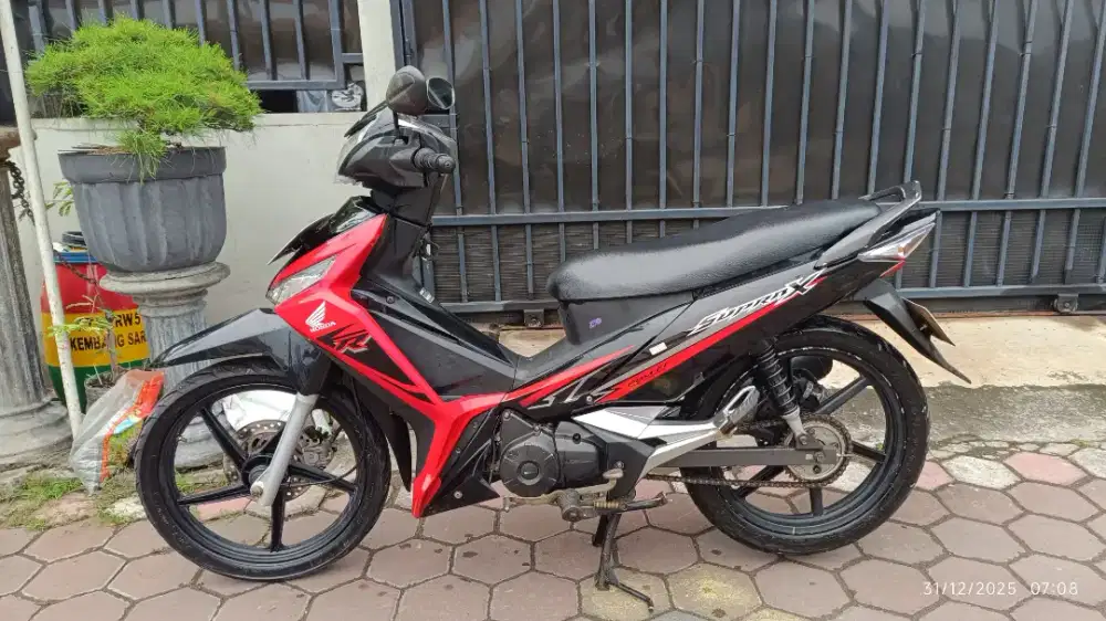 Honda Supra X125 th 2019 plat K lengkap mesin bagus