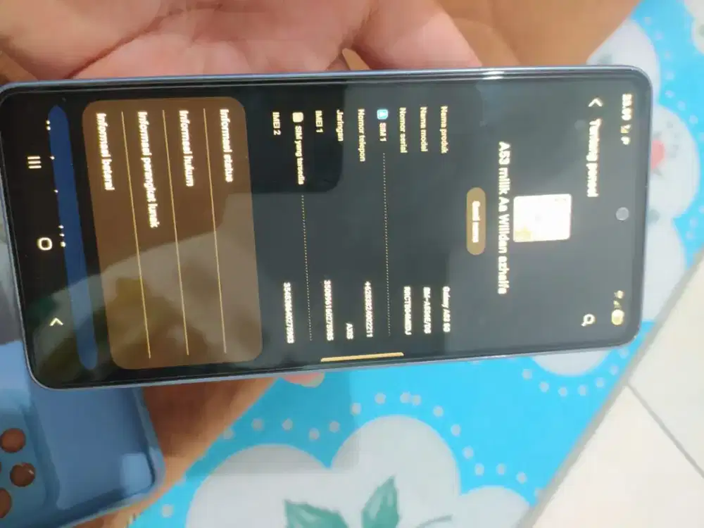 Samsung a53 5g ram 8/256 pemakain dari baru trawat