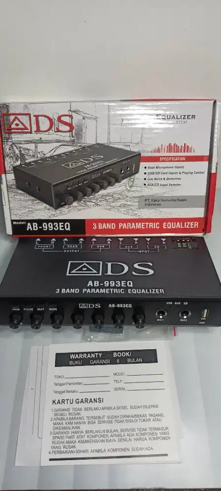 Parametrik ADS AB-993EQ bluetooth equalizer (BARU)