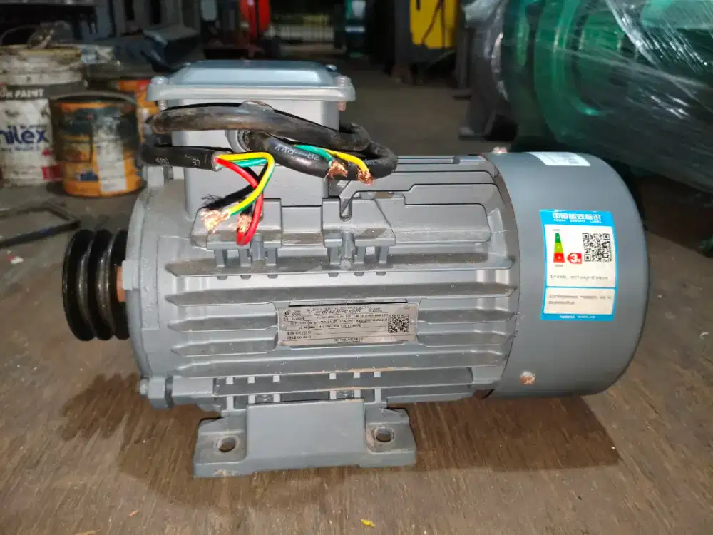 Dinamo 1,1kw 3 Phase / Motor Listrik 1,5HP 3 Phase, RPM 1430