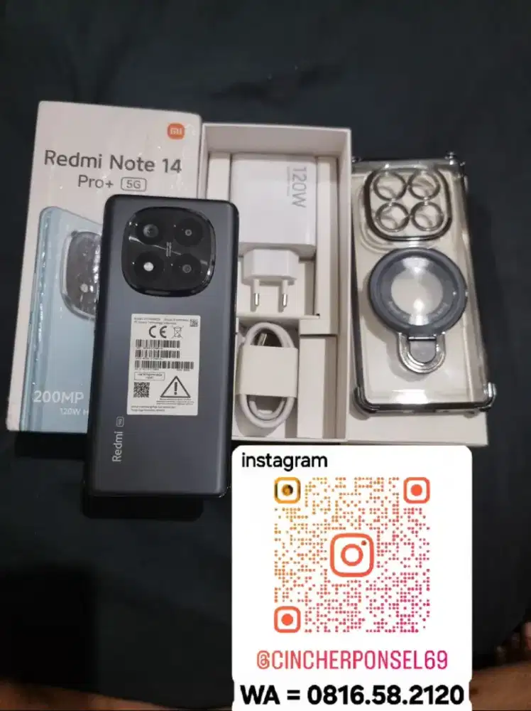 hp REDMI NOTE 14 PRO plus + 5G likenew istimewa kesehatan baterai 100%
