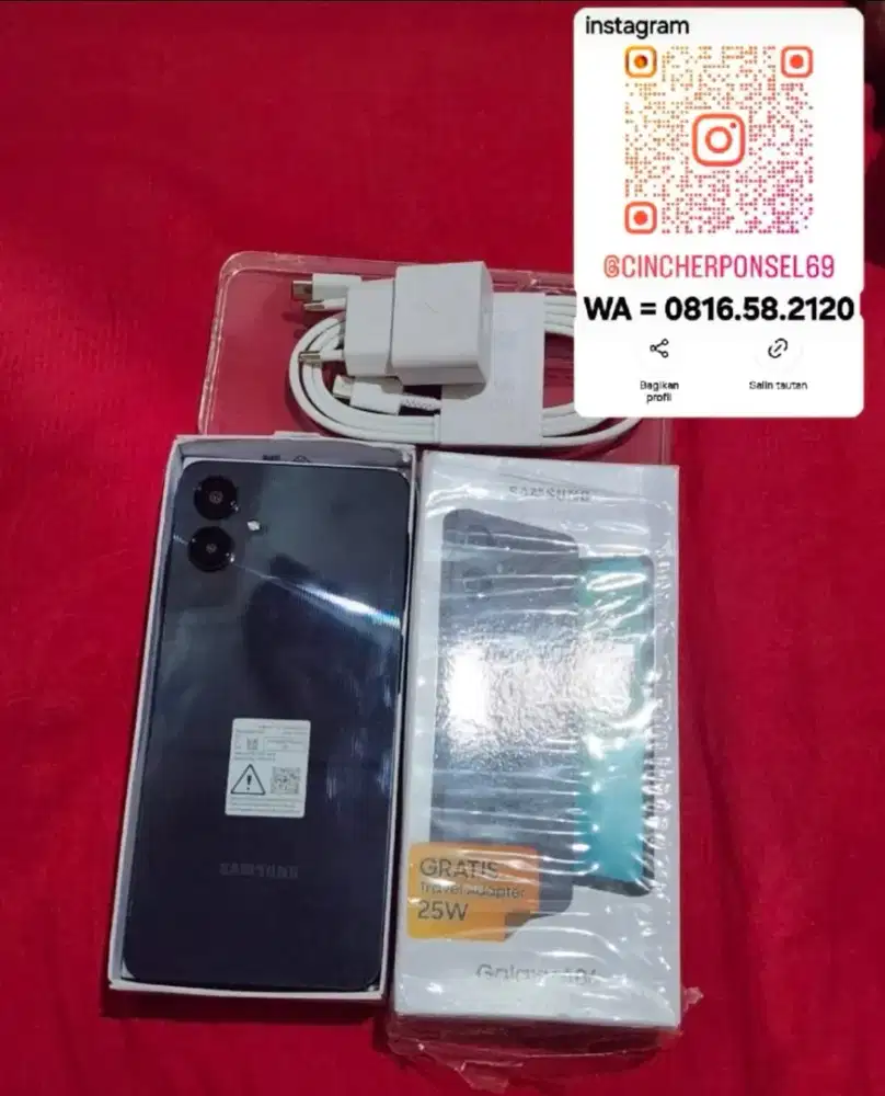 Jual hp bekas SAMSUNG A06 garansi 2026 istimewa likeNEW siap pakai