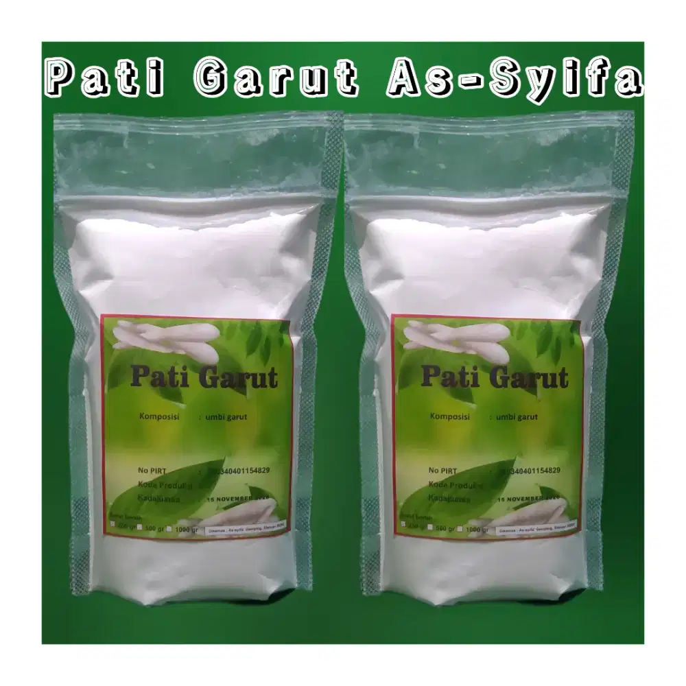 Tepung Pati Garut Asli