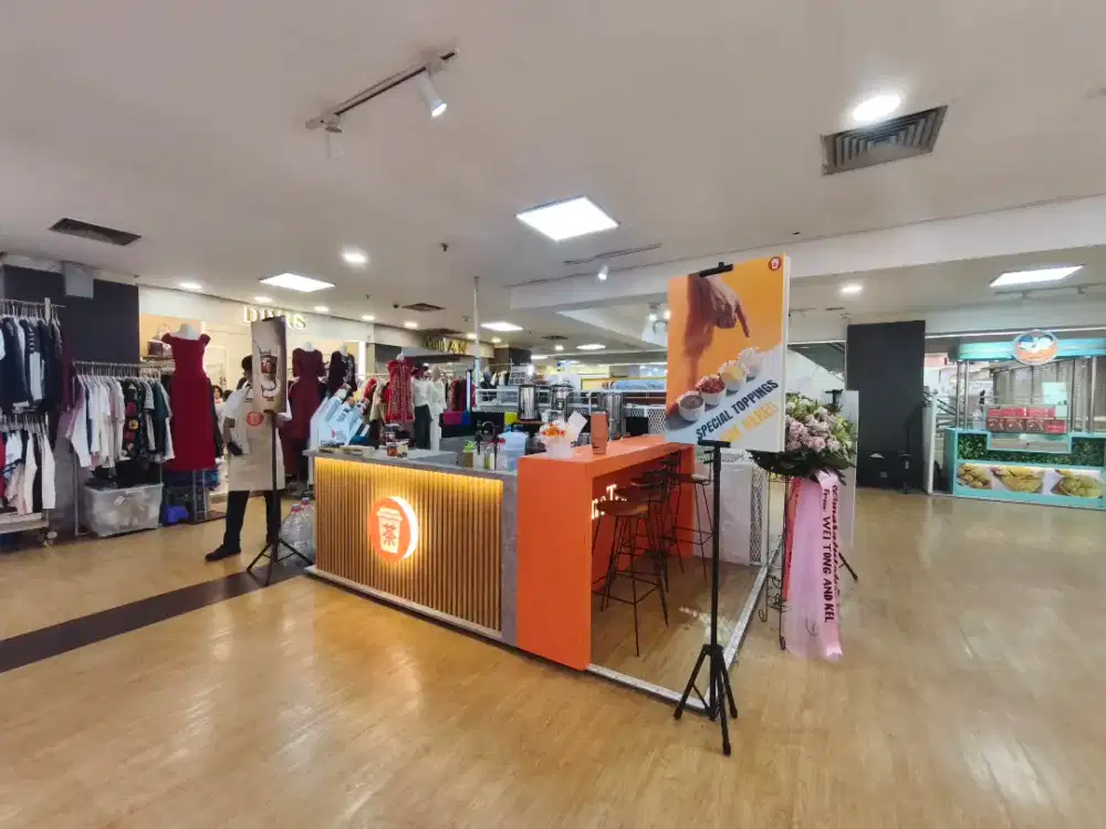 Booth Usaha Premium Makanan/Minuman/Pameran