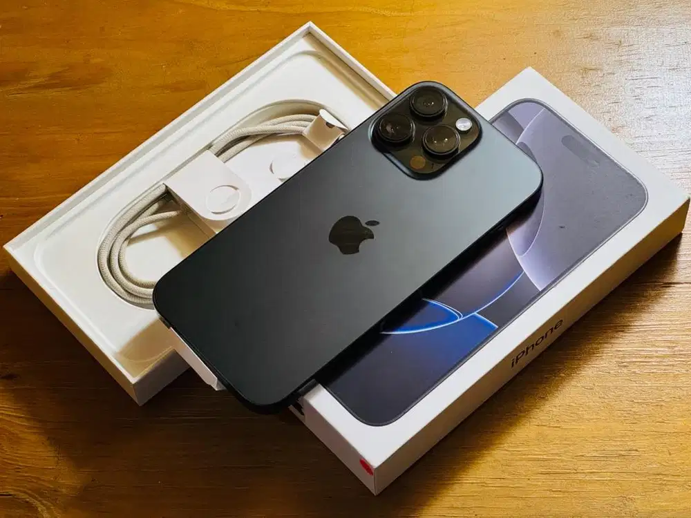 iPhone 16 ProMax Pro Max 256GB iBOX BH100 Garansi Oktober 2026