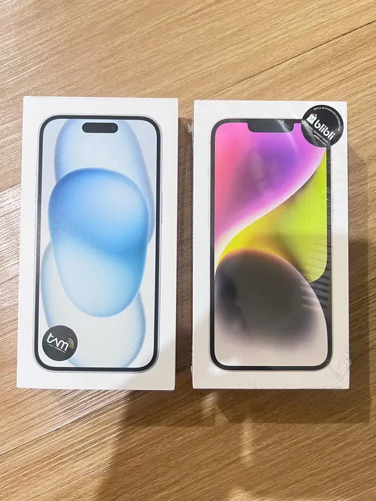 iPhone 15 & 14 New Segel Resmi indo