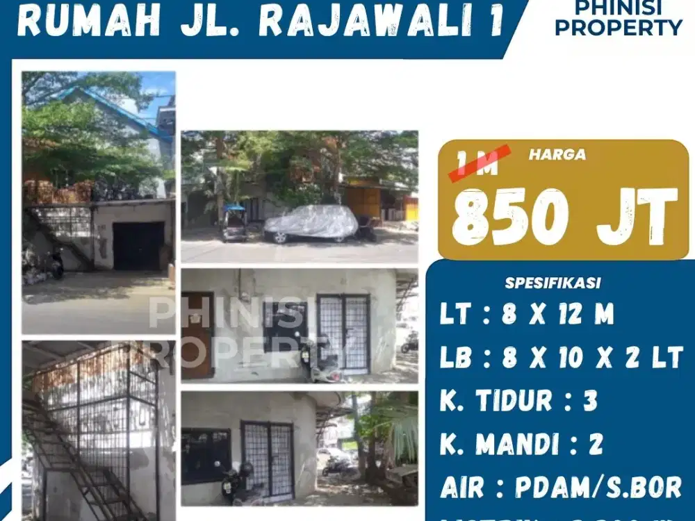 DIJUAL RUMAH JL. RAJAWALI 1
