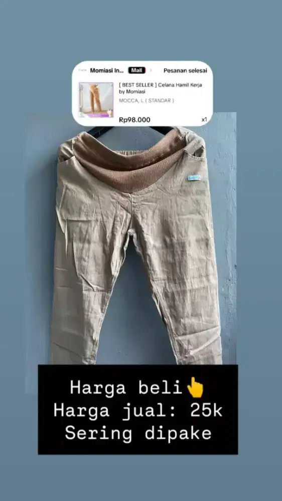 Celana hamil chocolate