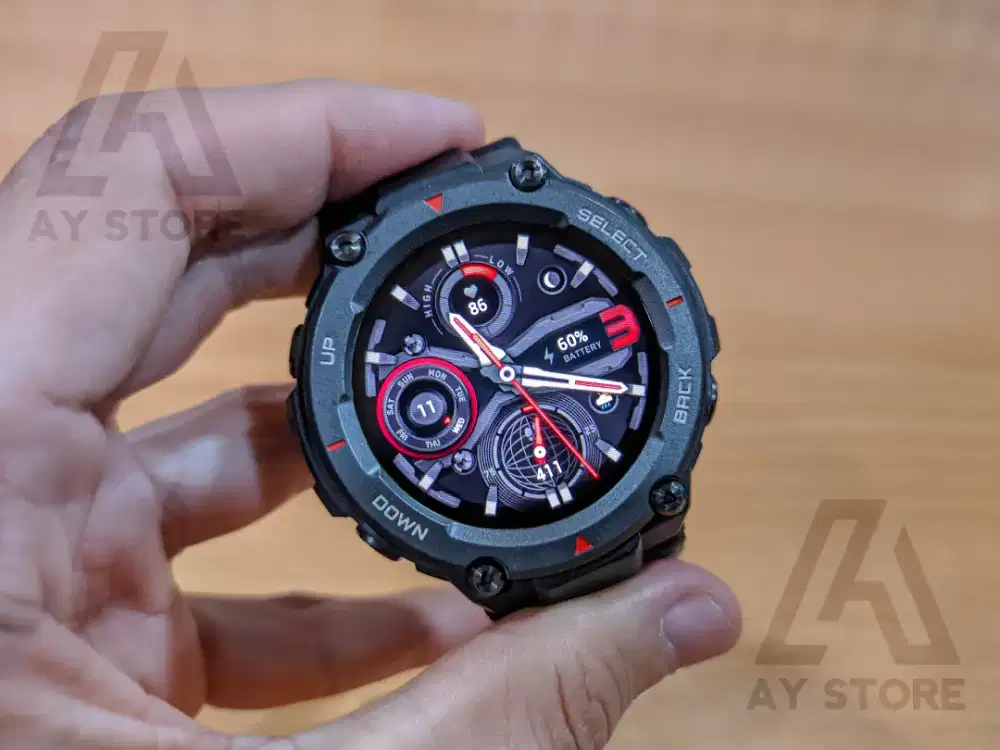 Smartwatch Amazfit T-rex pro meteorite black second