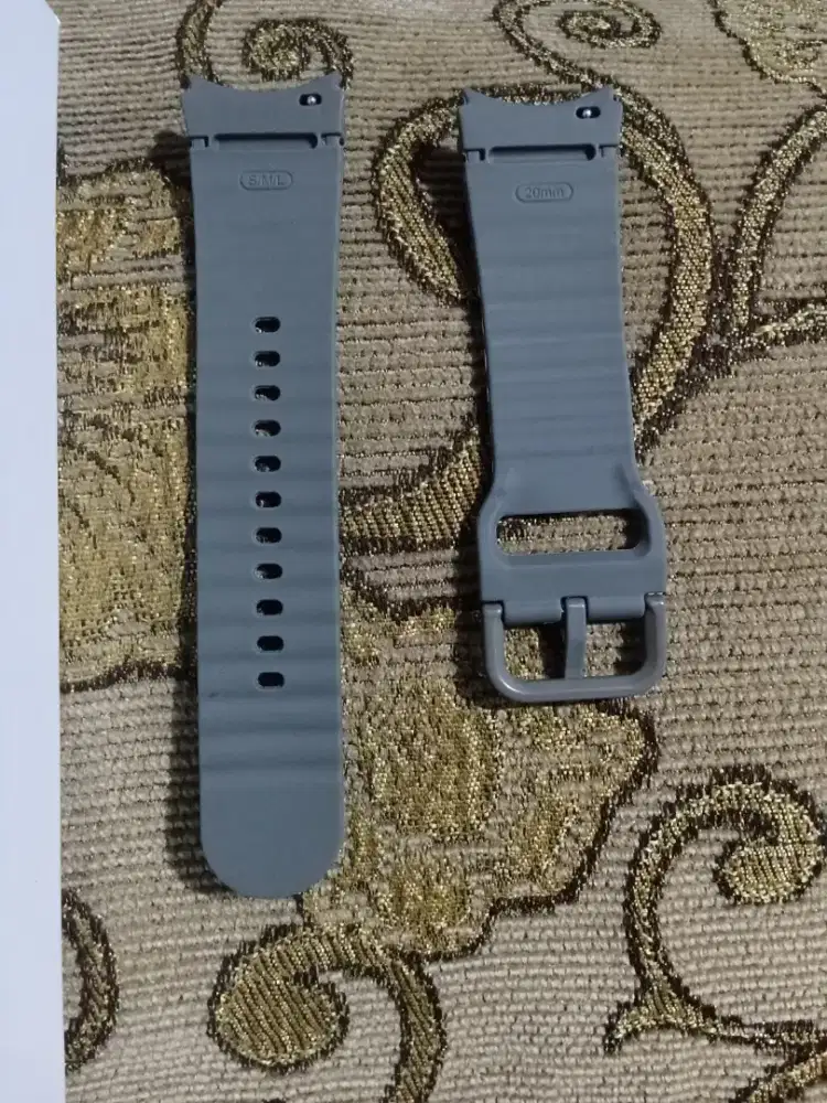 Strap Rubber Smartwatch Watch 7 Original Warna Grey & Hitam 22cm