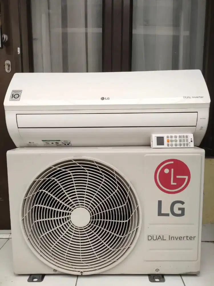 AC LG dual inverter setengah pk