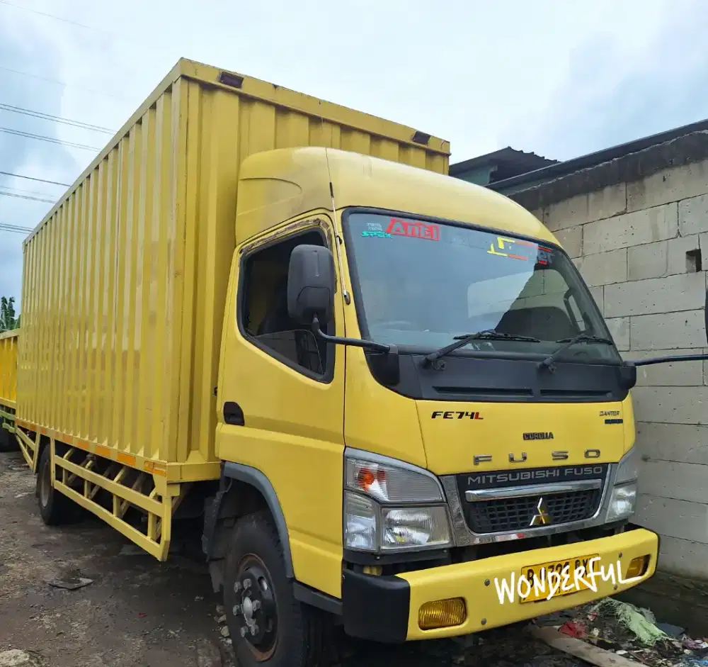 Mitsubishi Colt Diesel FE 74Long Canter Box Besi Long 5.8mtr Bio Solar