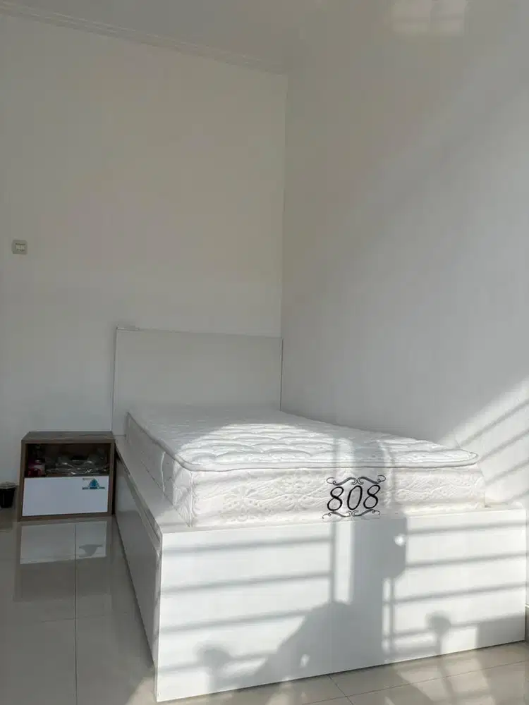 Ikea Malm Bed Frame + Airland 808 Spring Bed 90cm x 200cm