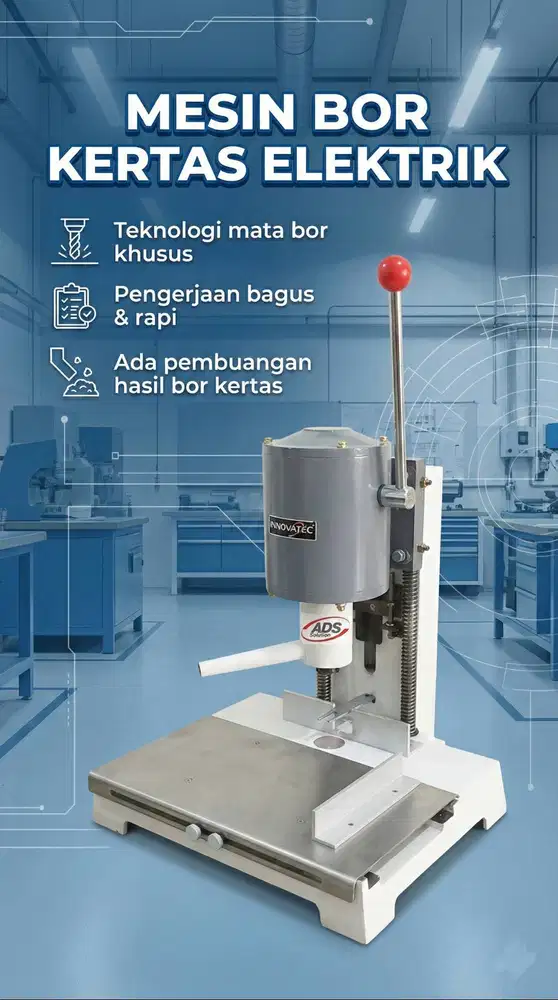 MESIN BOR / PELUBANG KERTAS MANUAL & ELEKTRIK