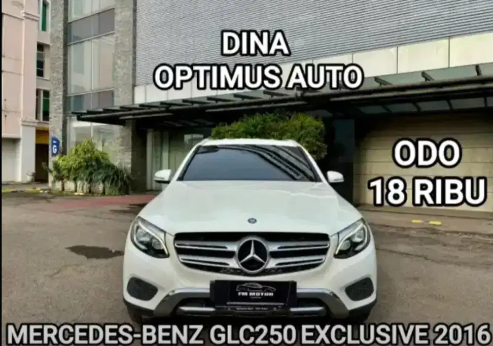 Mercedes-benz GLC250 Exclusive 2016 AT 2.0, Pajak Panjang, Odo 18Ribu