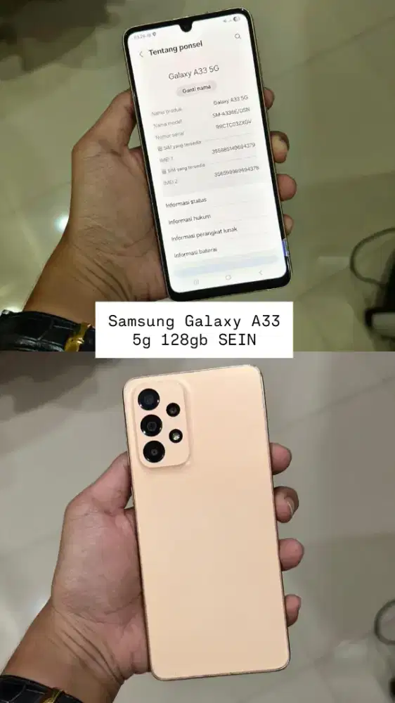 Samsung Galaxy A33 5g 8/128gb SEIN pearl
