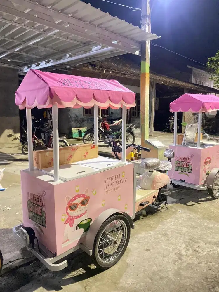 Jual murah sepeda gerobak 2 sepeda 14 juta bisa nego