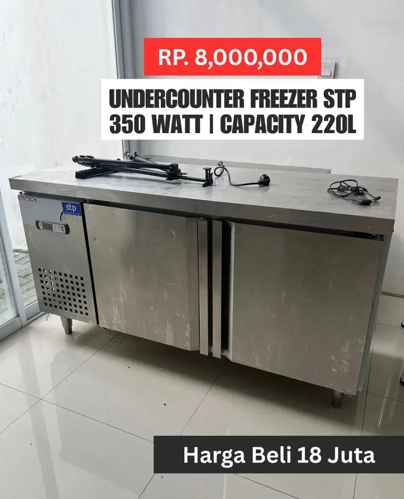 Undercounter freezer STP low watt