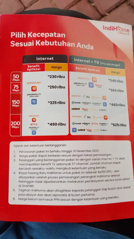 Wifi indihome depok