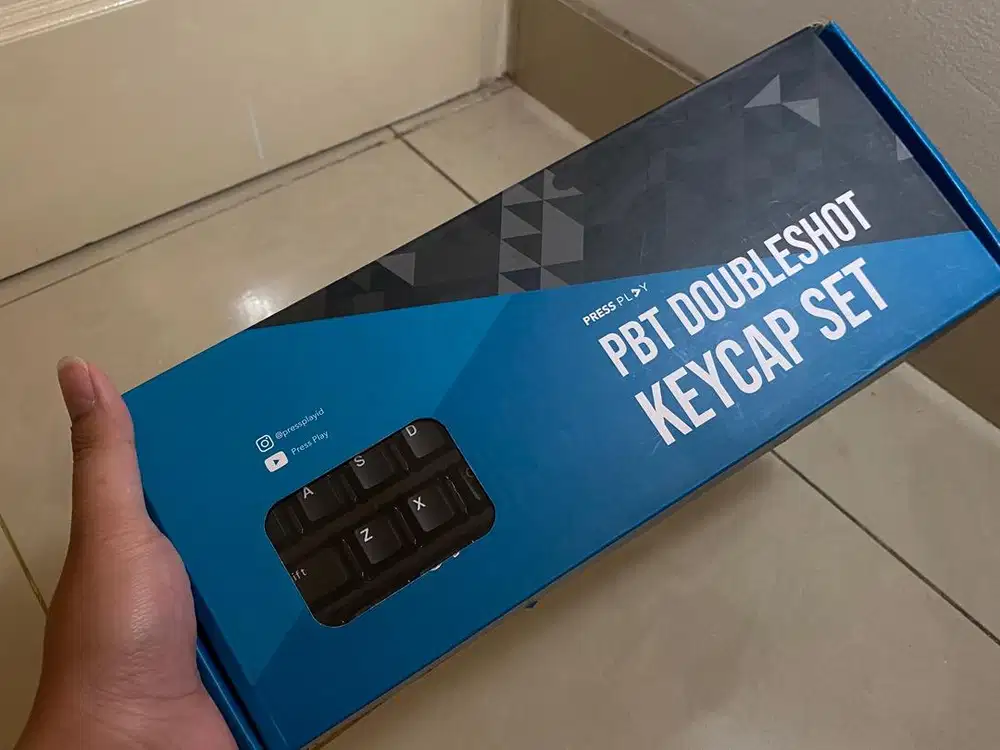 WOB (White on Black Keycaps) JUAL MURAH SECOND