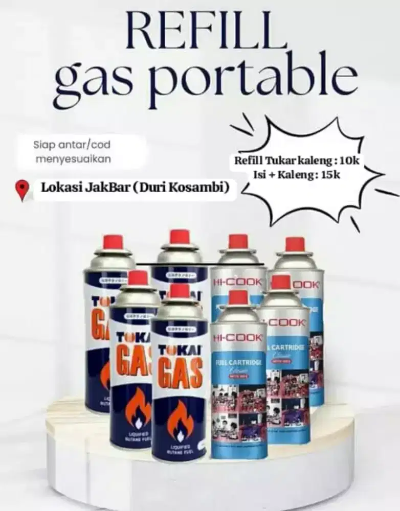 Gas Portable Refill