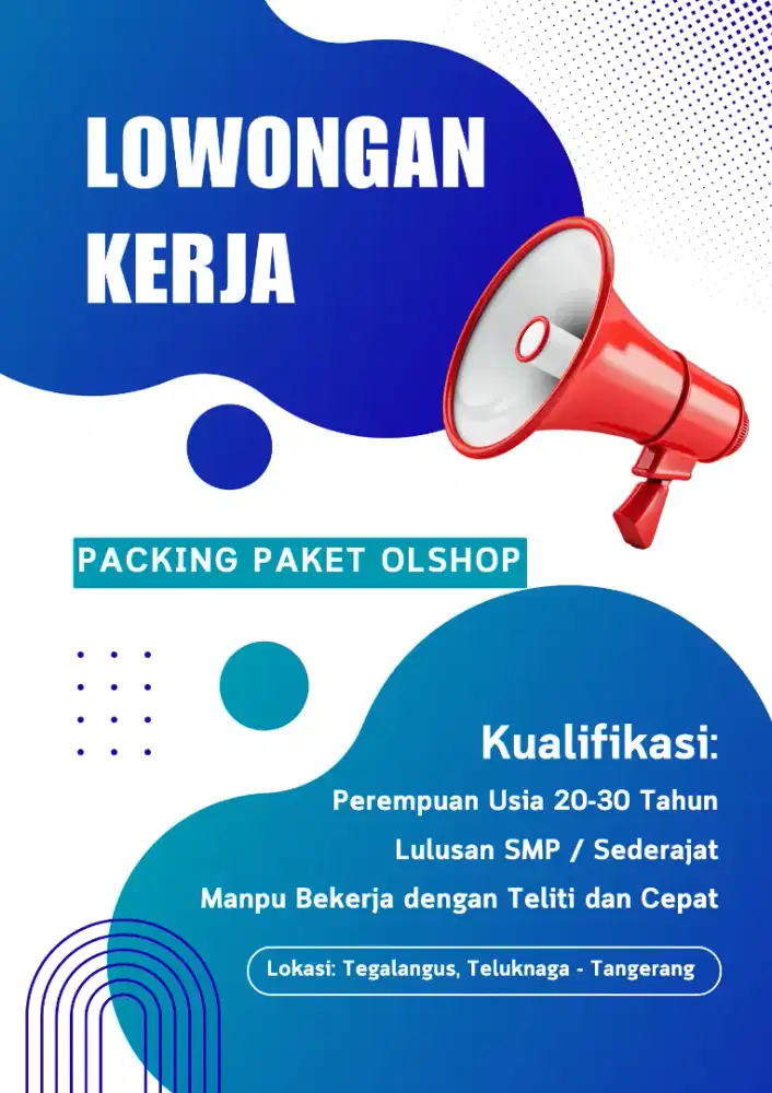 LOKER PACKING OLSHOP