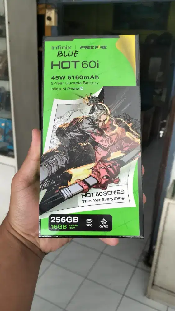 Infinix hot 60i (8/256) new